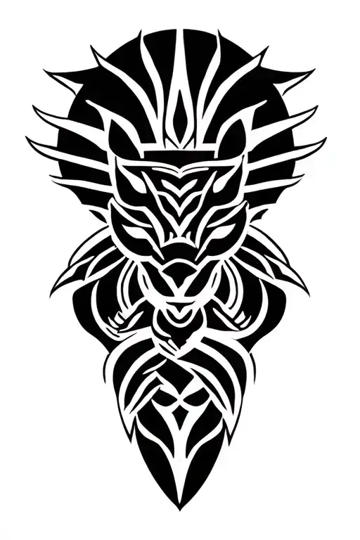 inca conquor puma and serpent trilogy tattoo design idea