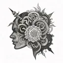 Neurodiversity tattoo design idea