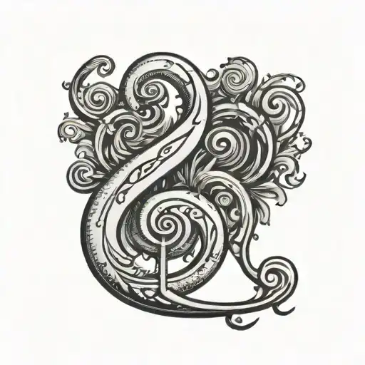 Bass Clef tattoo design idea