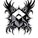 Metatron Cube tattoo design idea