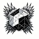 Metatron Cube tattoo design idea
