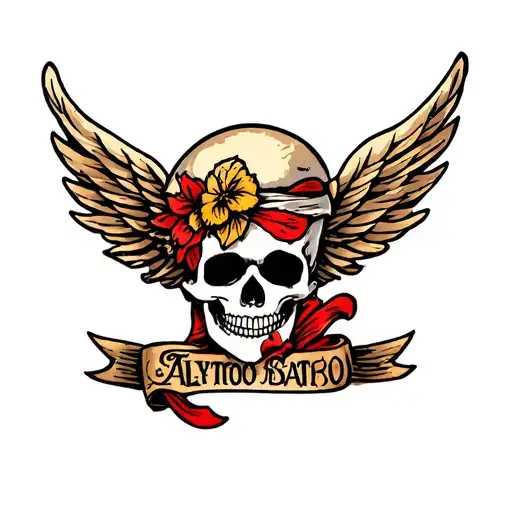 sailor jerry style tattoo design idea