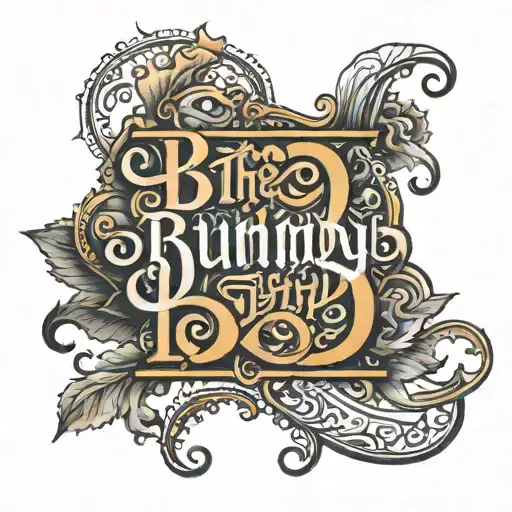 The name Bundy written in Sanskrit tattoo design idea