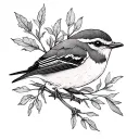 Lark tattoo design idea