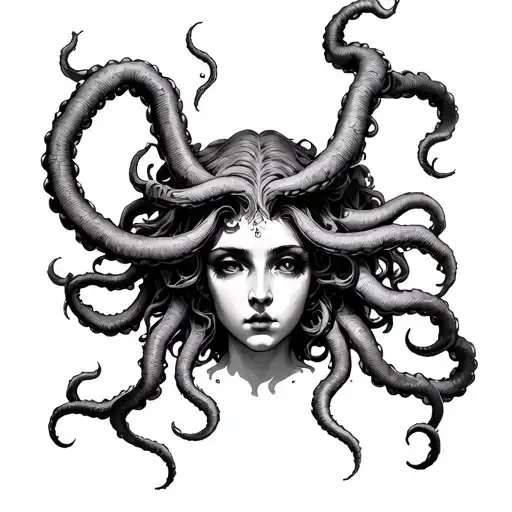 Medusa tattoo design idea