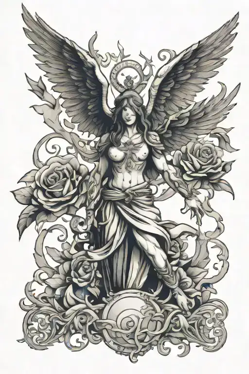 my mercy prevails over my wrath tattoo design idea