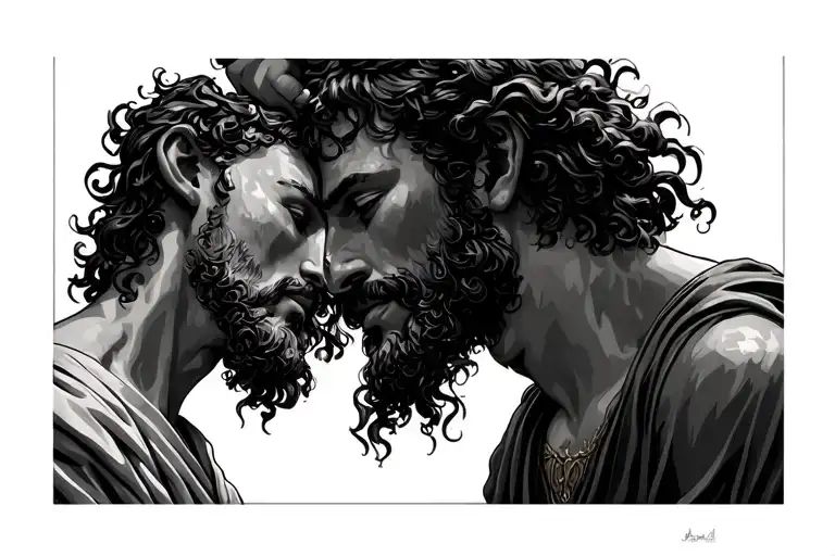 Peter from the Bible when he chopped the ear off someone for taking Jesus  tattoo design idea