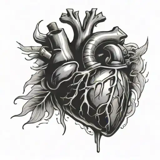 Heart Surgery tattoo design idea