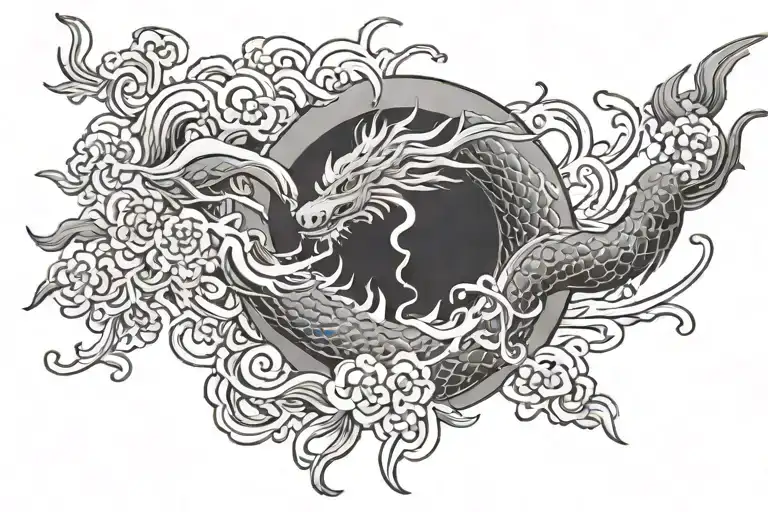 strength and honor in japanese tattoo design idea