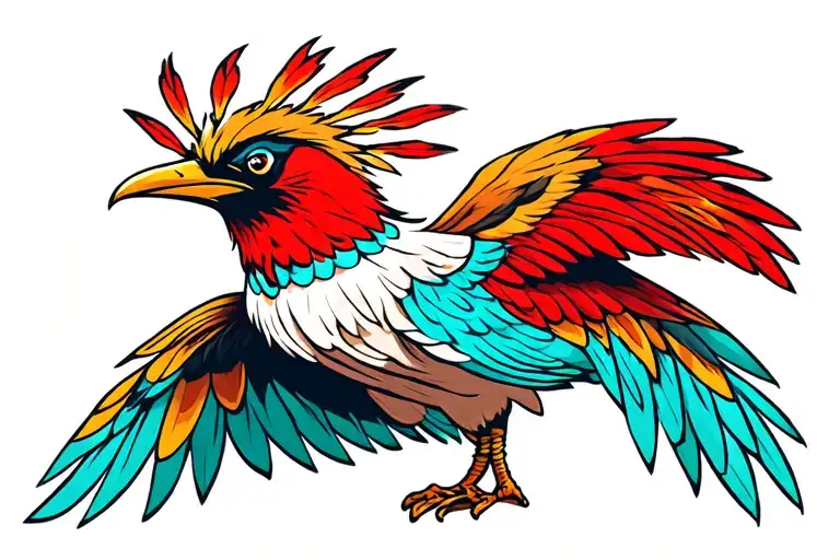 thunderbird ojibwe tattoo design idea