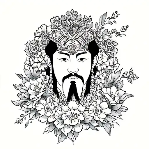 Jin-jang tattoo design idea