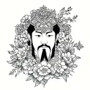 Jin-jang tattoo design idea