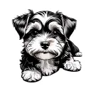 Cockapoo tattoo design idea