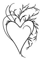 Protected Heart tattoo design idea