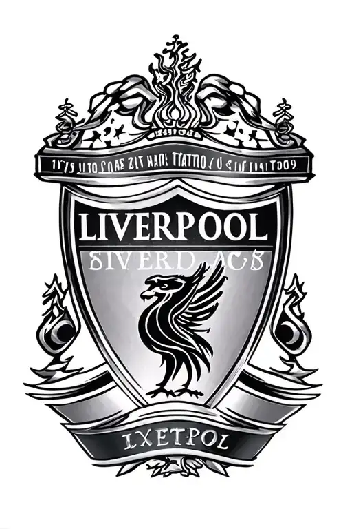 liverpool six stars tattoo design idea