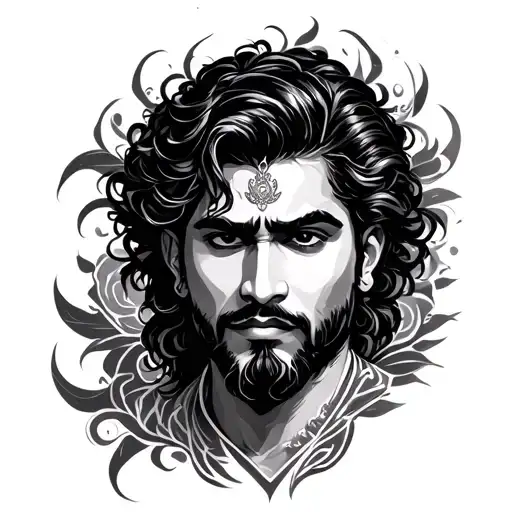 arjun tattoo design idea