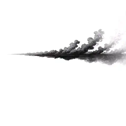 Filler Clouds and Smoke tattoo design idea