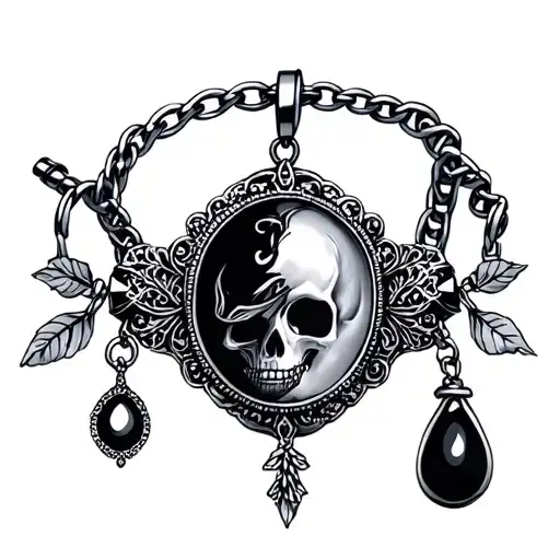 Charm Bracelet tattoo design idea