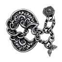 Charm Bracelet tattoo design idea