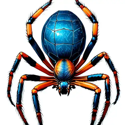 spider tattoo design idea