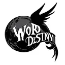 WORD DESTINY tattoo design idea