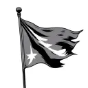 Golf Flag tattoo design idea