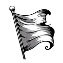 Golf Flag tattoo design idea