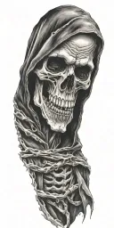 grim reaper tattoo design idea