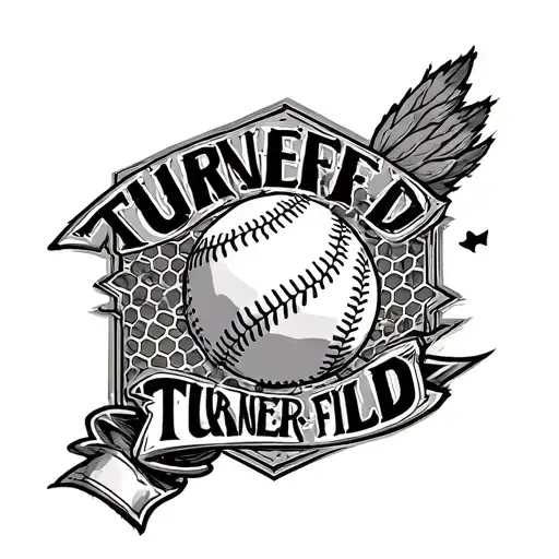 honeycomb sleeve featuring turner field tattoo design idea