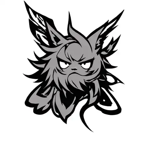 Anime Logo tattoo design idea