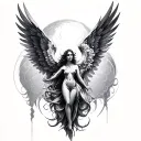 Seraphim tattoo design idea