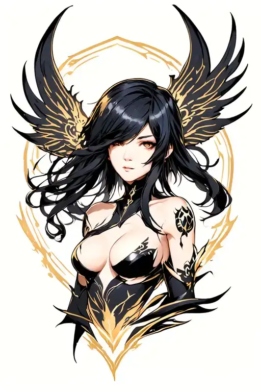 Albedo tattoo design idea