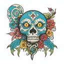 Alaska in remembrance of grandfather   tattoo design idea