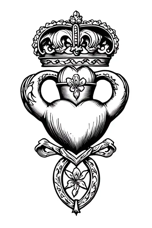 Claddagh Irish Claddagh Symbol tattoo design idea