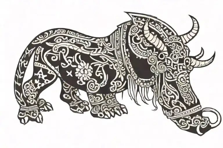 4 Inca cholitos tattoo design idea