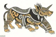 4 Inca cholitos tattoo design idea