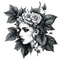 Ivy tattoo design idea