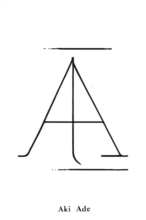 "Aki" Ade tattoo design idea