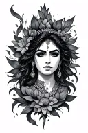 surya tattoo design idea