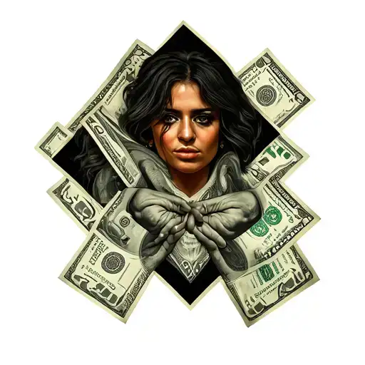 money power respect  tattoo design idea