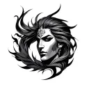 Karna tattoo design idea