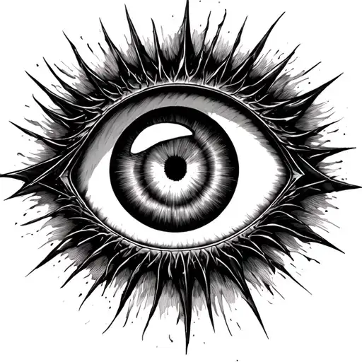 Eldritch Eye + Alucard hellsing anime tattoo design idea