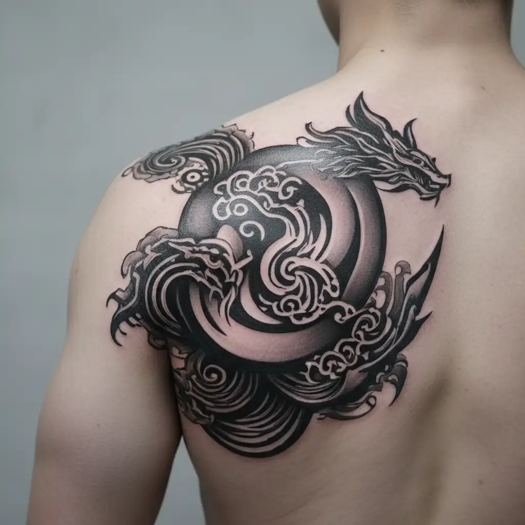 kaizen symbol tattoo design idea