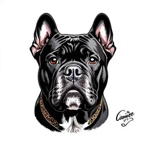 Cane Corso tattoo design idea