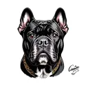 Cane Corso tattoo design idea