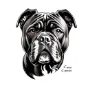 Cane Corso tattoo design idea