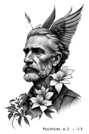 Philippians 4:13 tattoo design idea