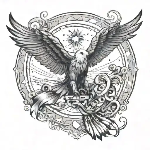freedom and independence like tattoo design idea