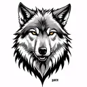 Dacian Wolf tattoo design idea