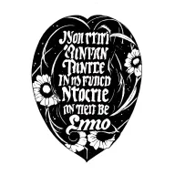 emo music lyrics tattoo design idea